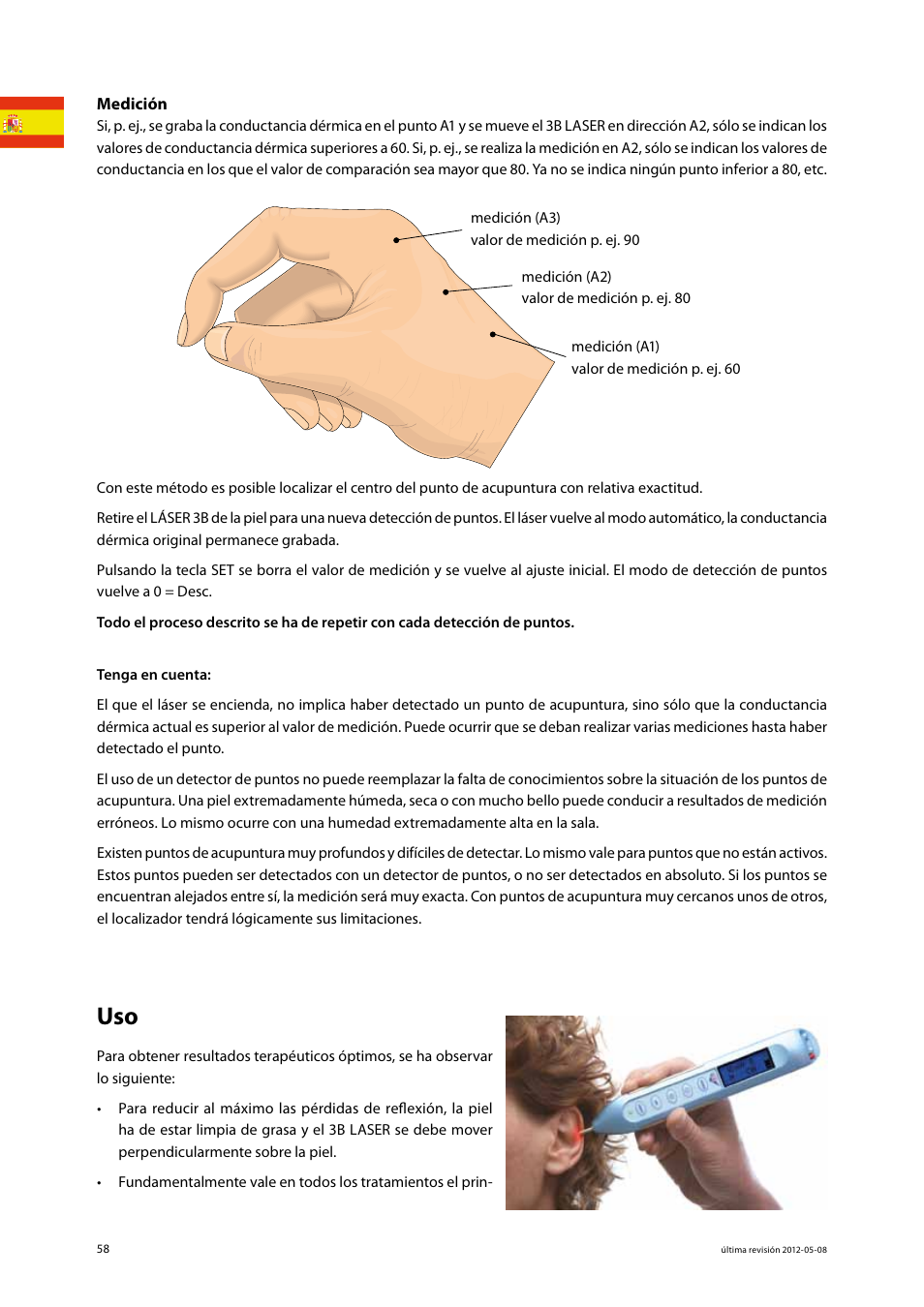 3B Scientific Light Therapy__3B Laser Pen 200 mW, 808 nm; infrared User Manual | Page 58 / 74