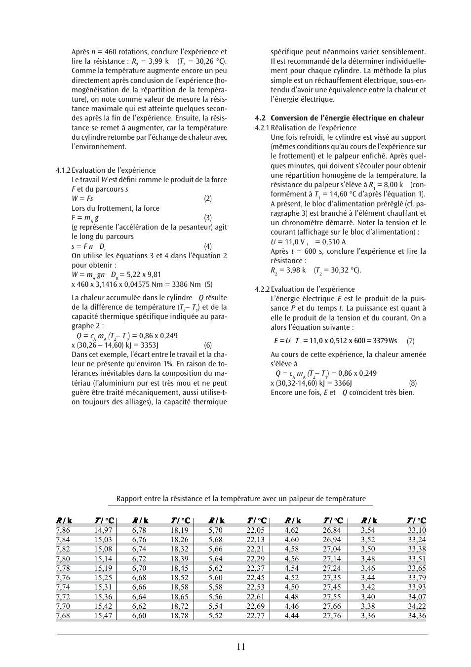3B Scientific Heat Equivalent Apparatus User Manual | Page 11 / 24