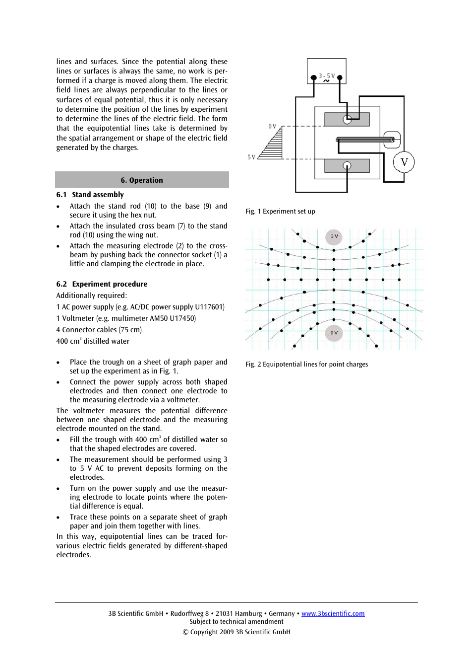 3B Scientific Electrolytic Trough User Manual | Page 2 / 2