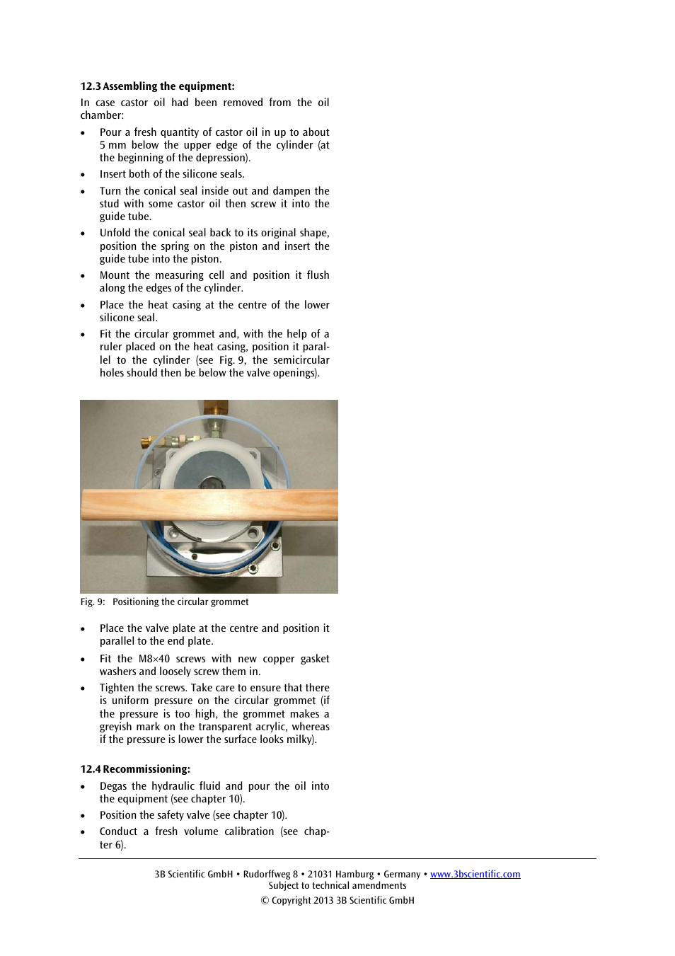 3B Scientific Critical Point Apparatus User Manual | Page 13 / 14