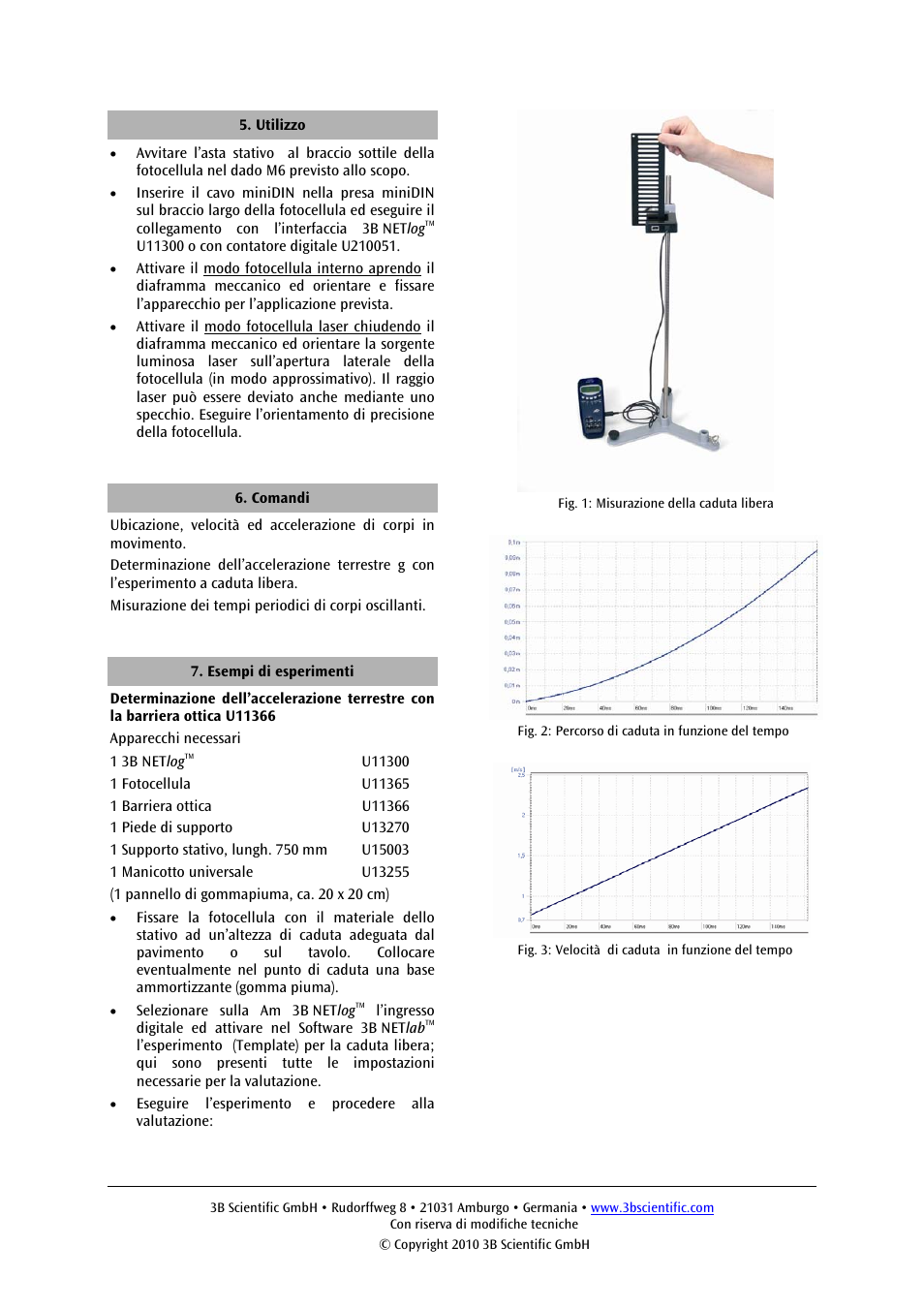 3B Scientific Photo Gate User Manual | Page 8 / 12