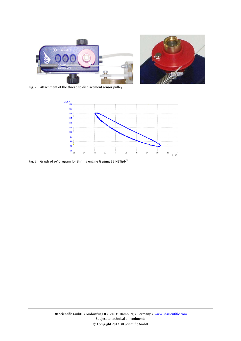 3B Scientific Displacement Sensor User Manual | Page 3 / 4