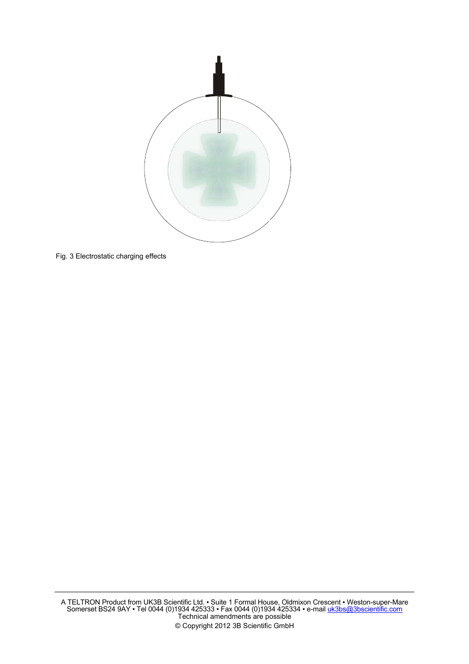 3B Scientific Teltron Maltese Cross Tube S User Manual | Page 4 / 4