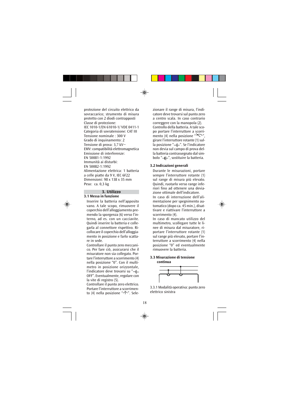 3B Scientific Analog Multimeter AM50 User Manual | Page 18 / 32