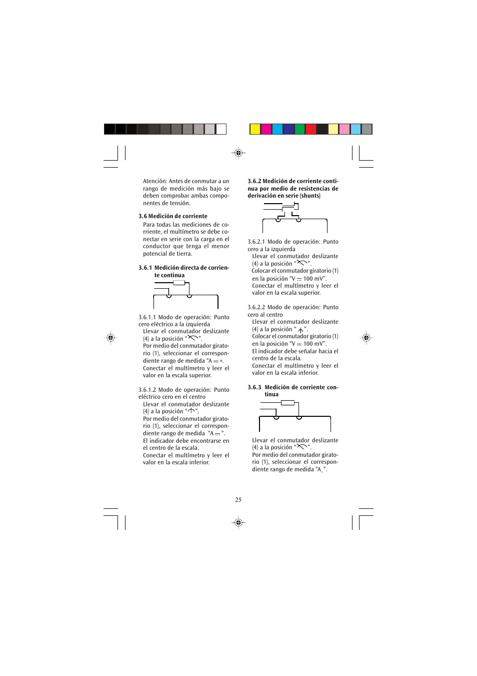 3B Scientific Analog Multimeter AM50 User Manual | Page 25 / 32