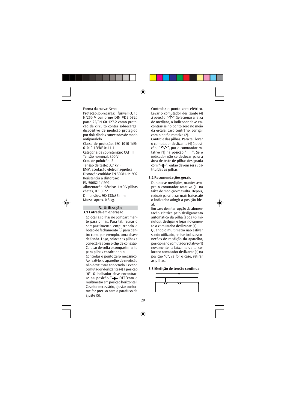 3B Scientific Analog Multimeter AM50 User Manual | Page 29 / 32