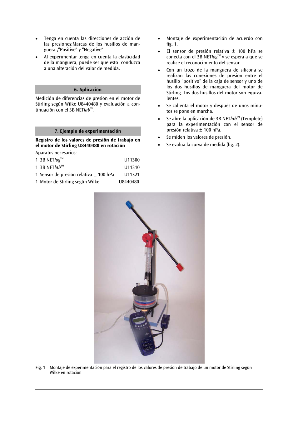 3B Scientific Relative Pressure Sensor, ±100 hPa User Manual | Page 18 / 24