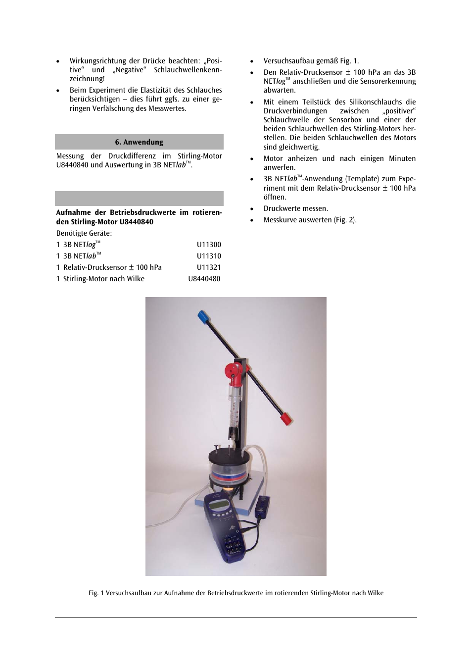 3B Scientific Relative Pressure Sensor, ±100 hPa User Manual | Page 2 / 24