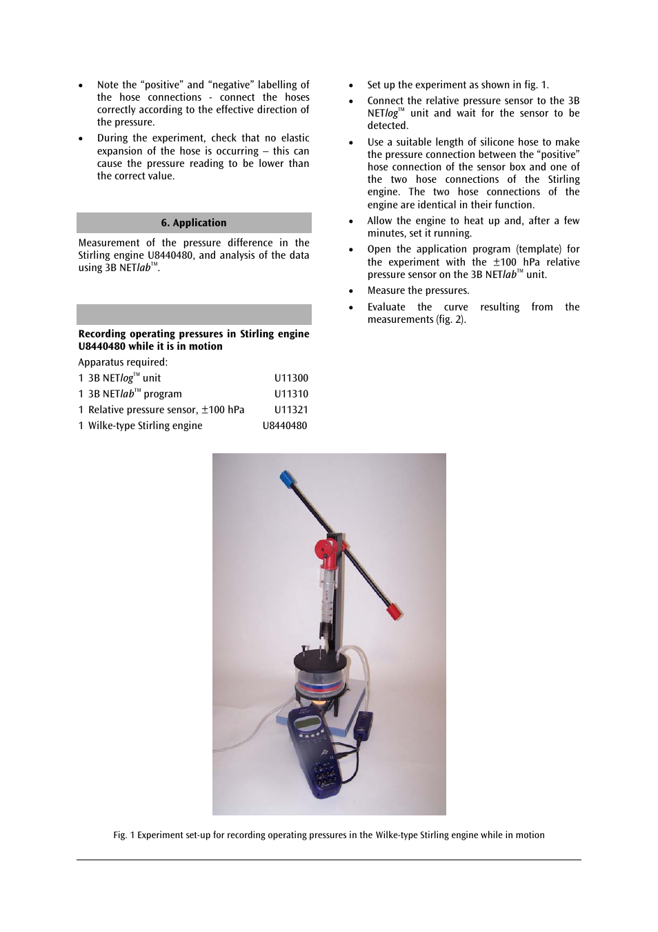 3B Scientific Relative Pressure Sensor, ±100 hPa User Manual | Page 6 / 24