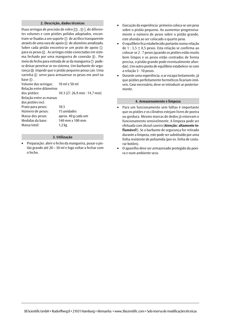 3B Scientific Pressure Balance User Manual | Page 12 / 12