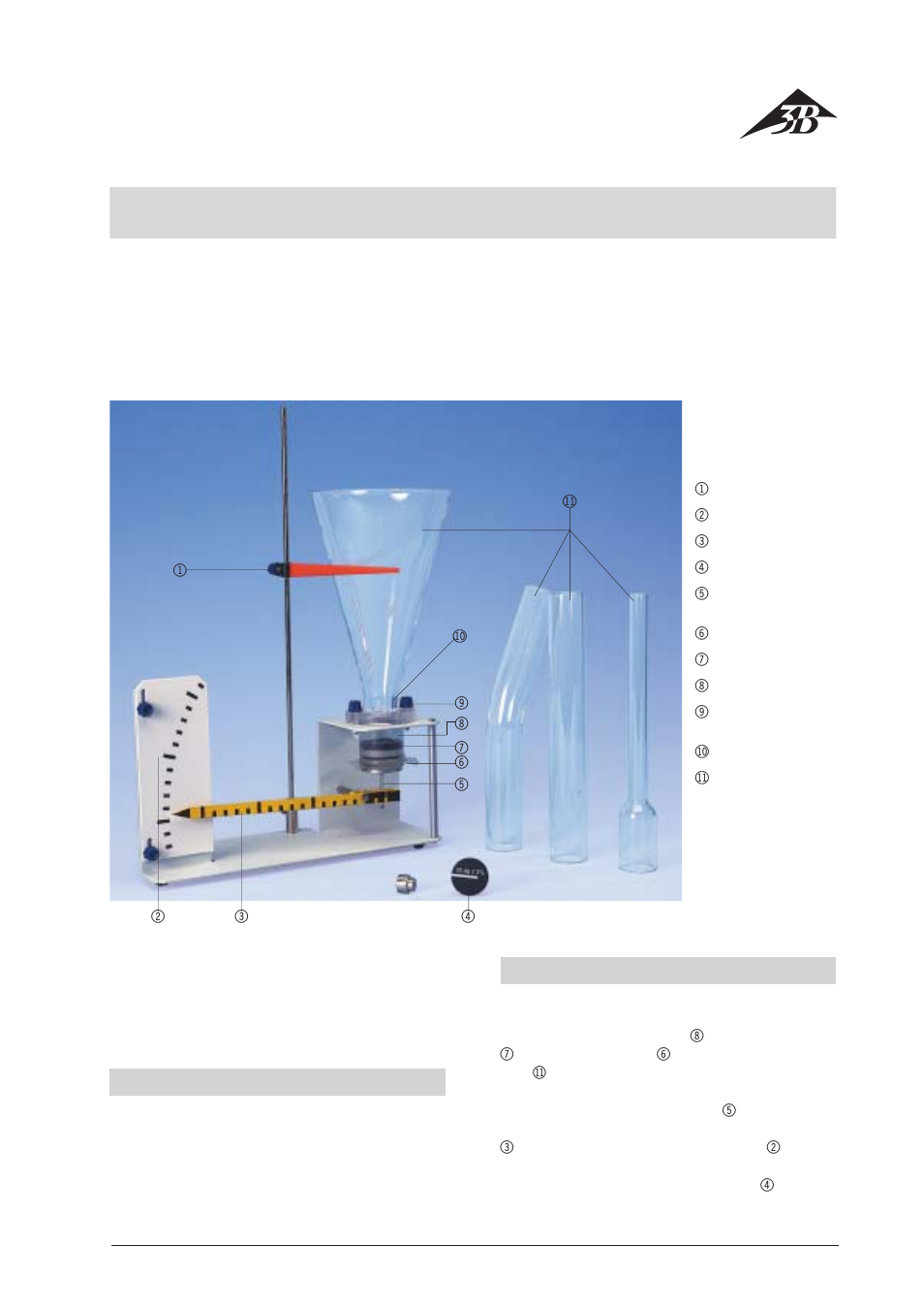 3B Scientific Pascal's Vane Apparatus User Manual | 12 pages