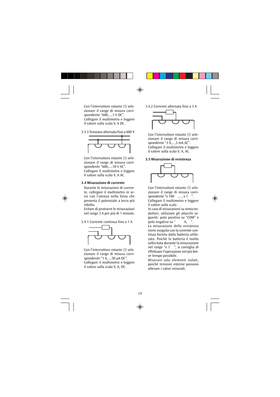 3B Scientific Analog Multimeter AM51 User Manual | Page 19 / 32