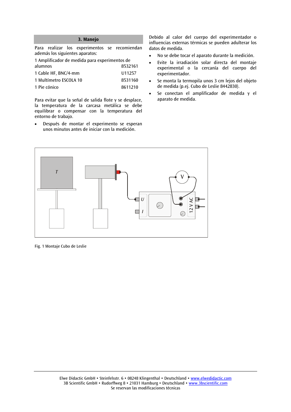 3B Scientific Radiation of Heat__Thermopile User Manual | Page 10 / 12