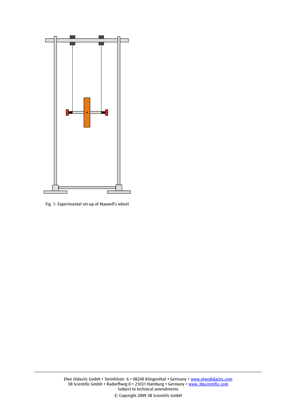 3B Scientific Maxwell‘s Wheel User Manual | Page 2 / 2