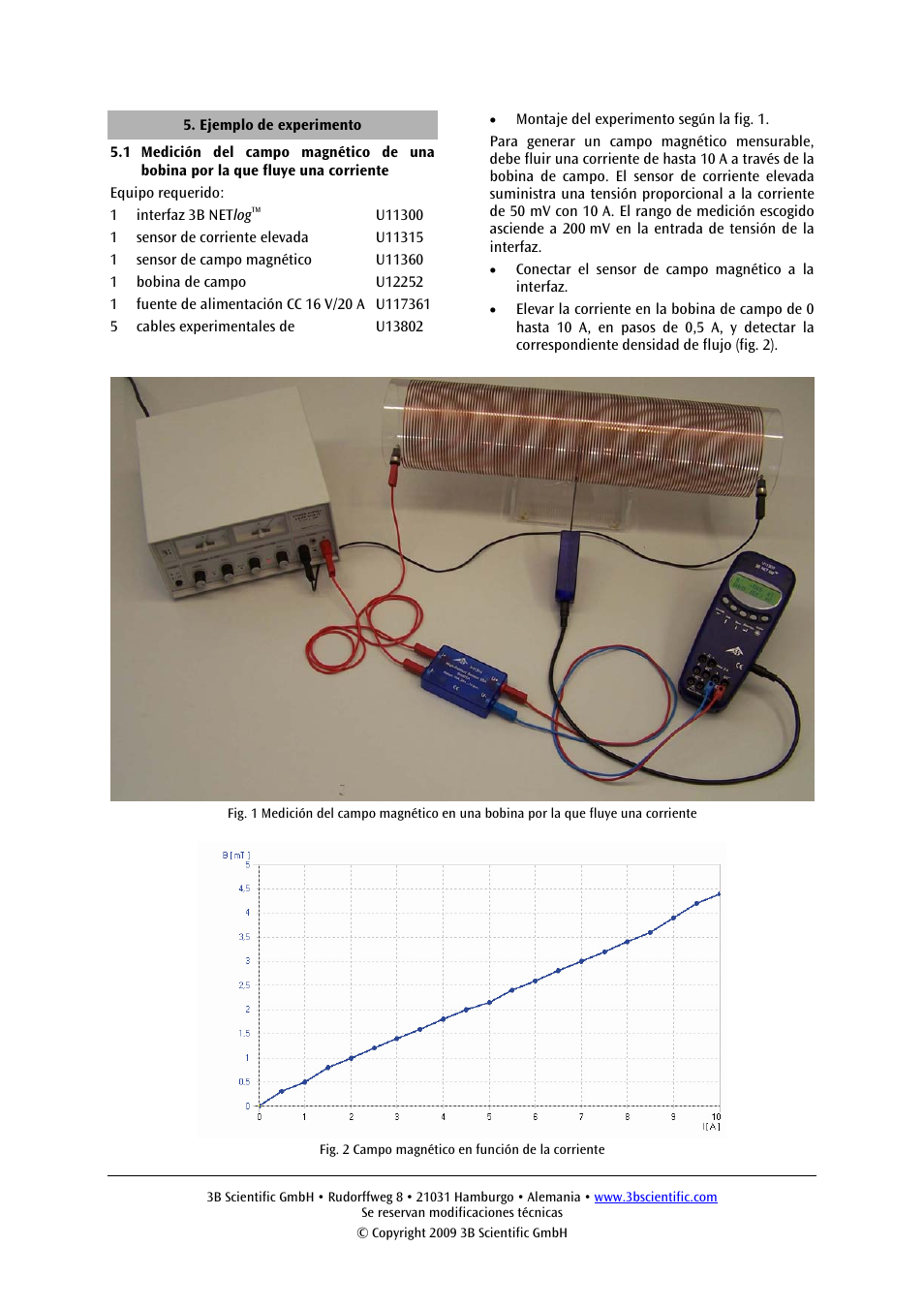 3B Scientific High Current Sensor, 10 A User Manual | Page 10 / 12