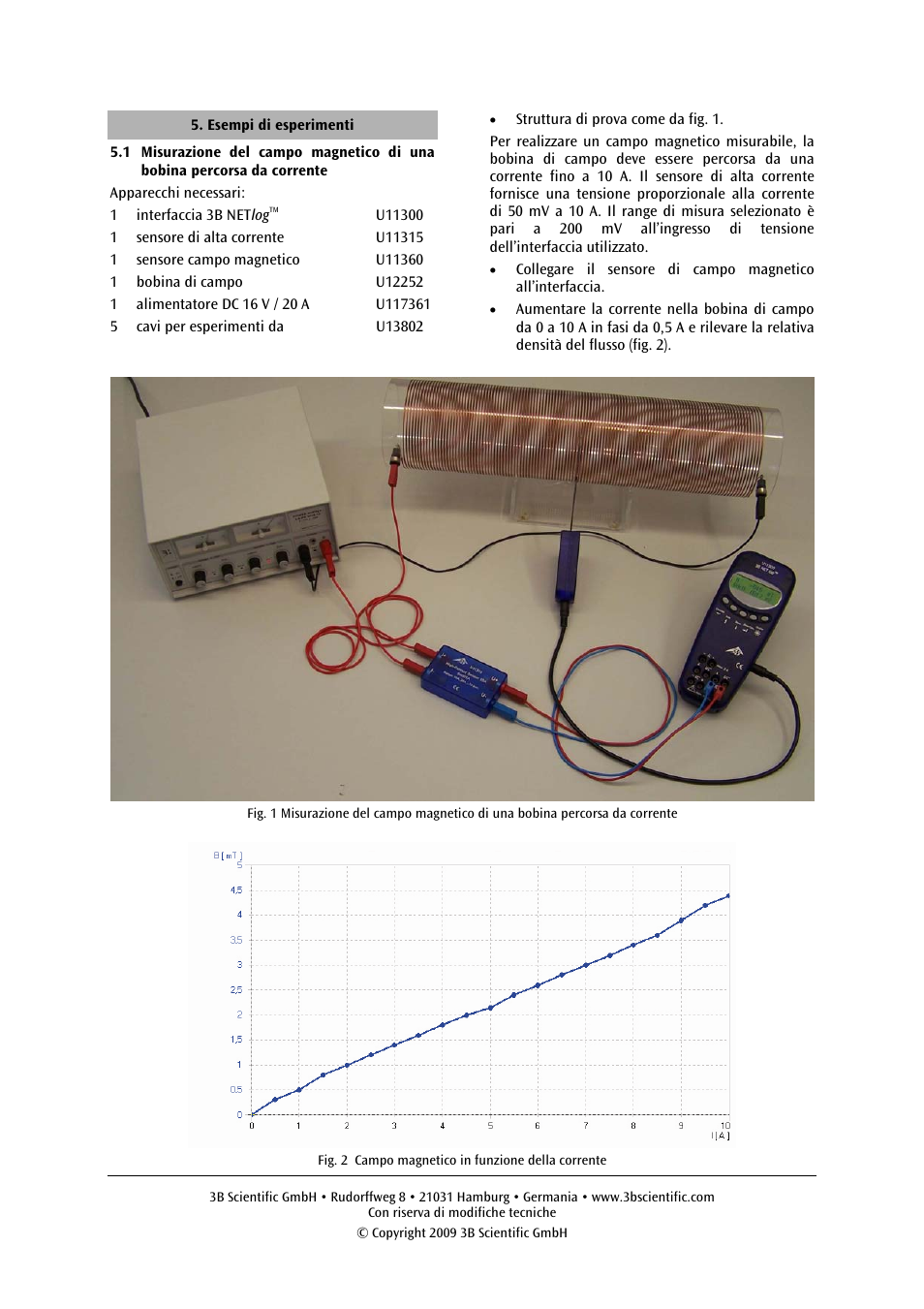 3B Scientific High Current Sensor, 10 A User Manual | Page 8 / 12