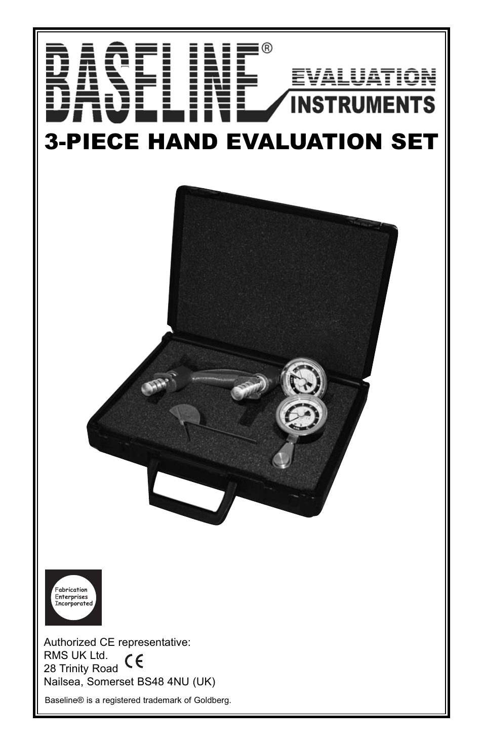 3B Scientific Baseline Analog Hand Evaluation Set 3 piece User Manual | 2 pages