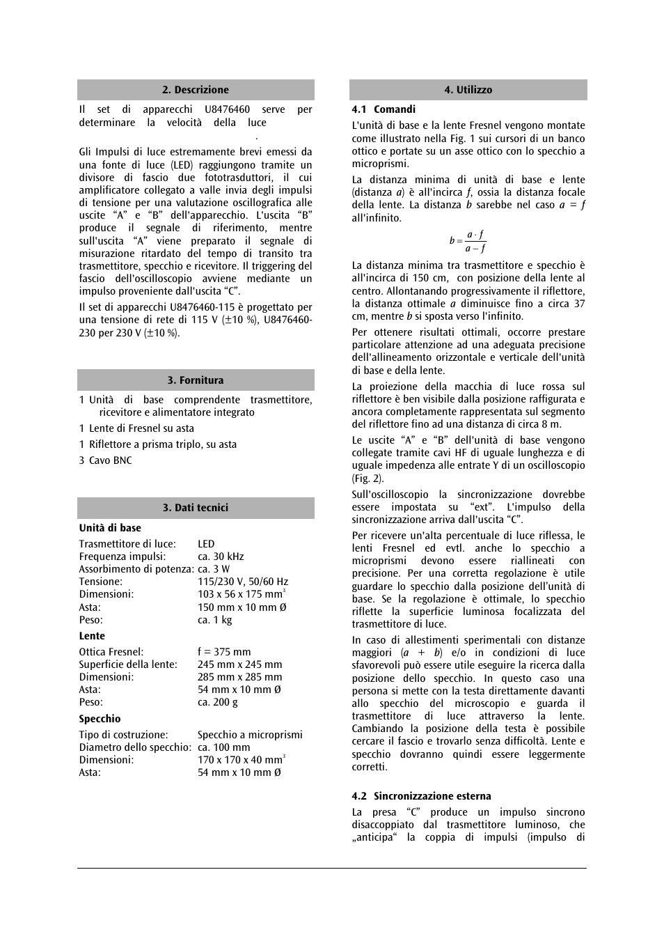 3B Scientific Speed of Light Meter (230 V, 50__60 Hz) User Manual | Page 14 / 24