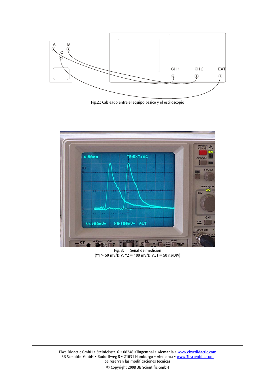 3B Scientific Speed of Light Meter (230 V, 50__60 Hz) User Manual | Page 20 / 24