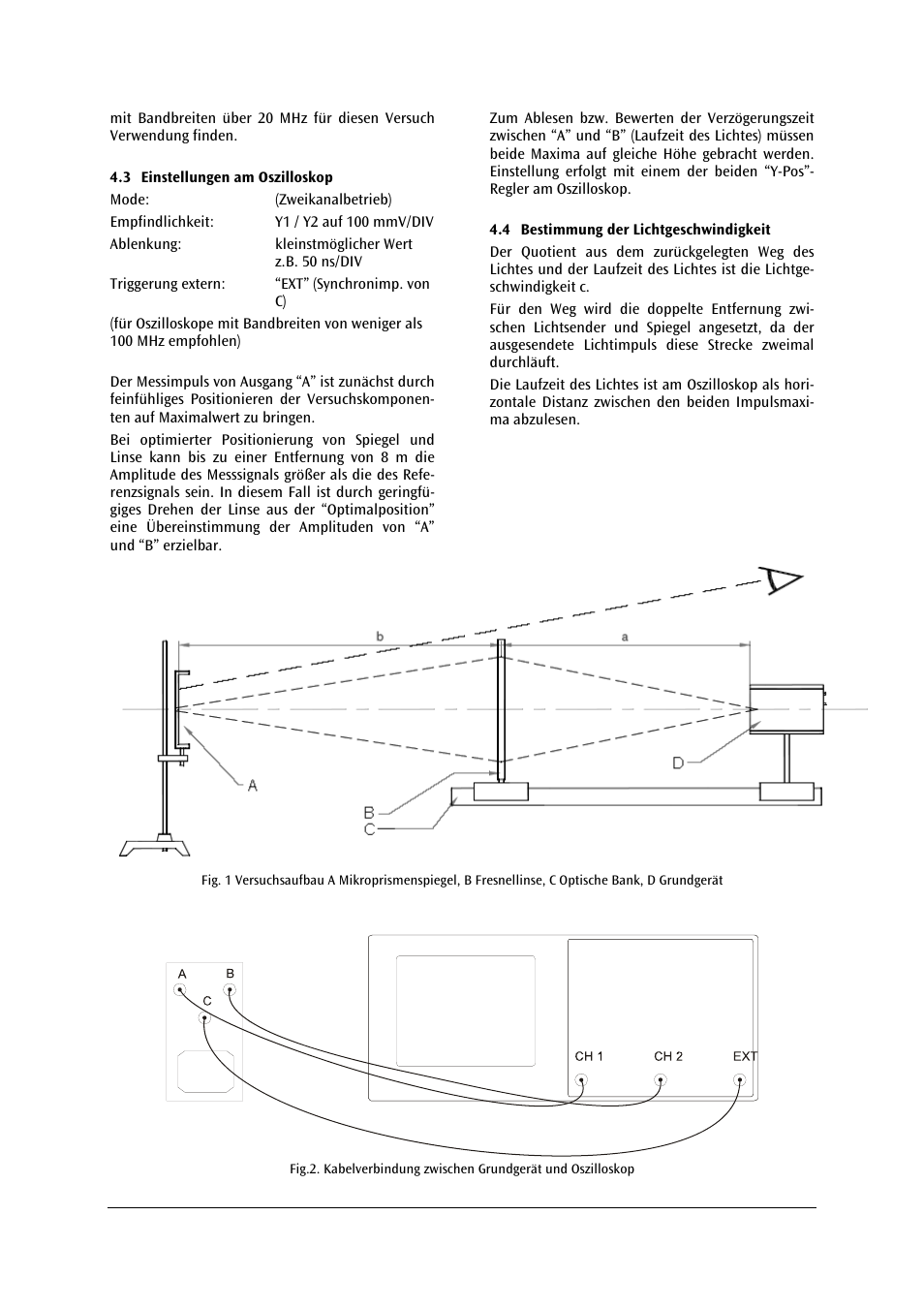 3B Scientific Speed of Light Meter (230 V, 50__60 Hz) User Manual | Page 3 / 24