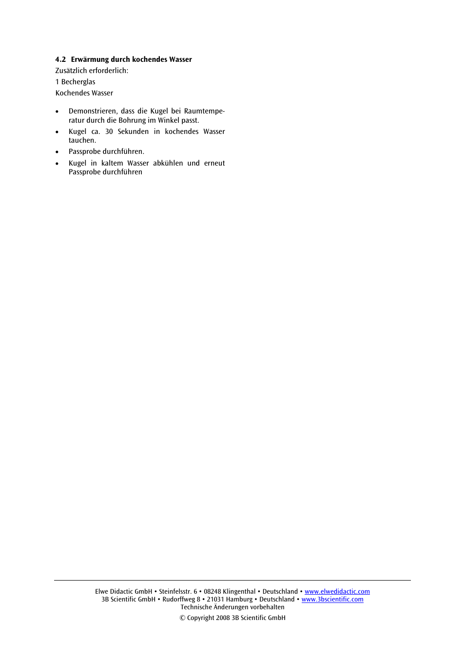 3B Scientific Ball with Ring User Manual | Page 2 / 12