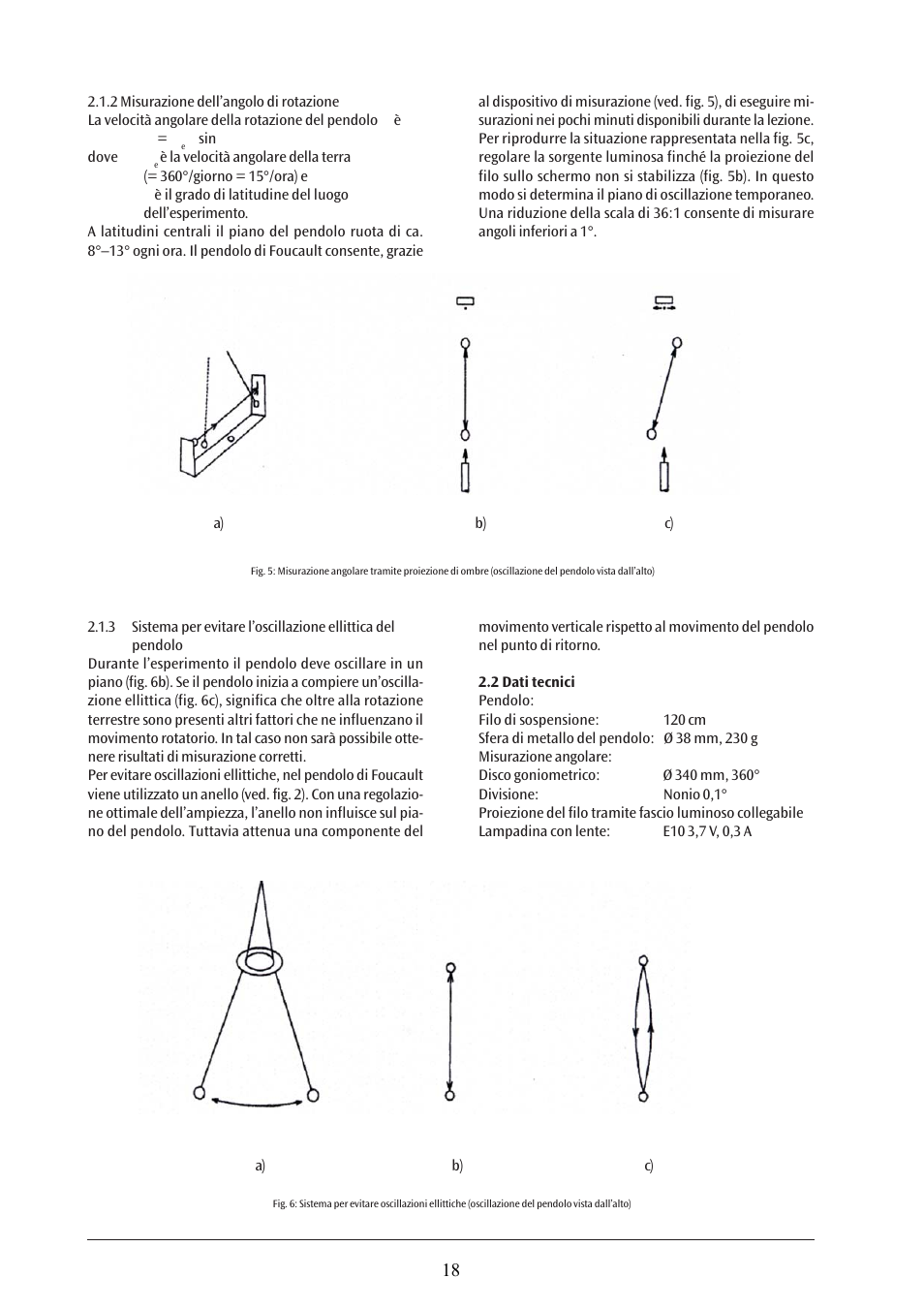 3B Scientific Foucault Pendulum (230 V, 50__60 Hz) User Manual | Page 18 / 30