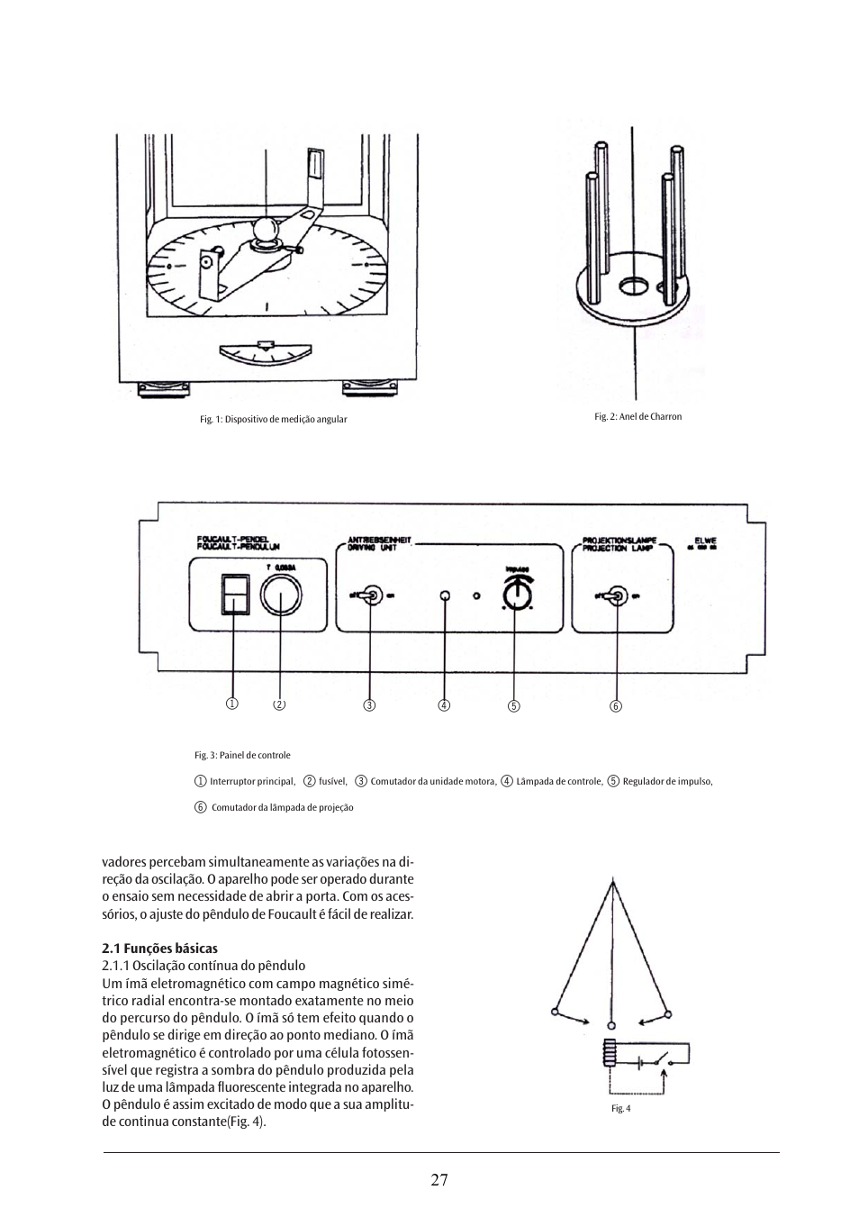 3B Scientific Foucault Pendulum (230 V, 50__60 Hz) User Manual | Page 27 / 30