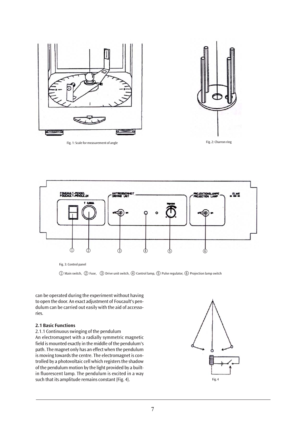 3B Scientific Foucault Pendulum (230 V, 50__60 Hz) User Manual | Page 7 / 30
