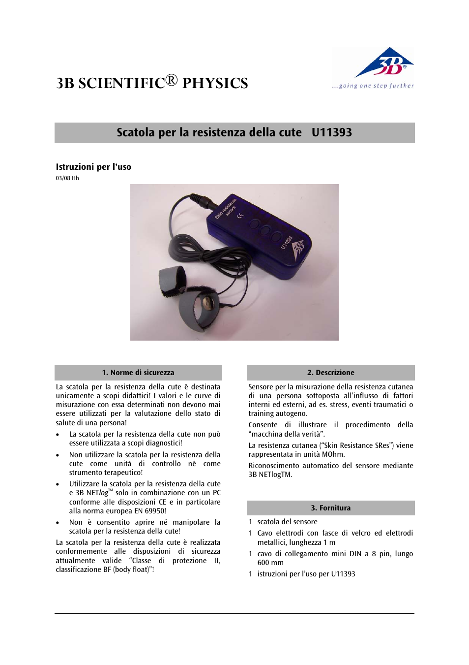 3b scientific® physics | 3B Scientific Skin Resistance Box User Manual | Page 13 / 24
