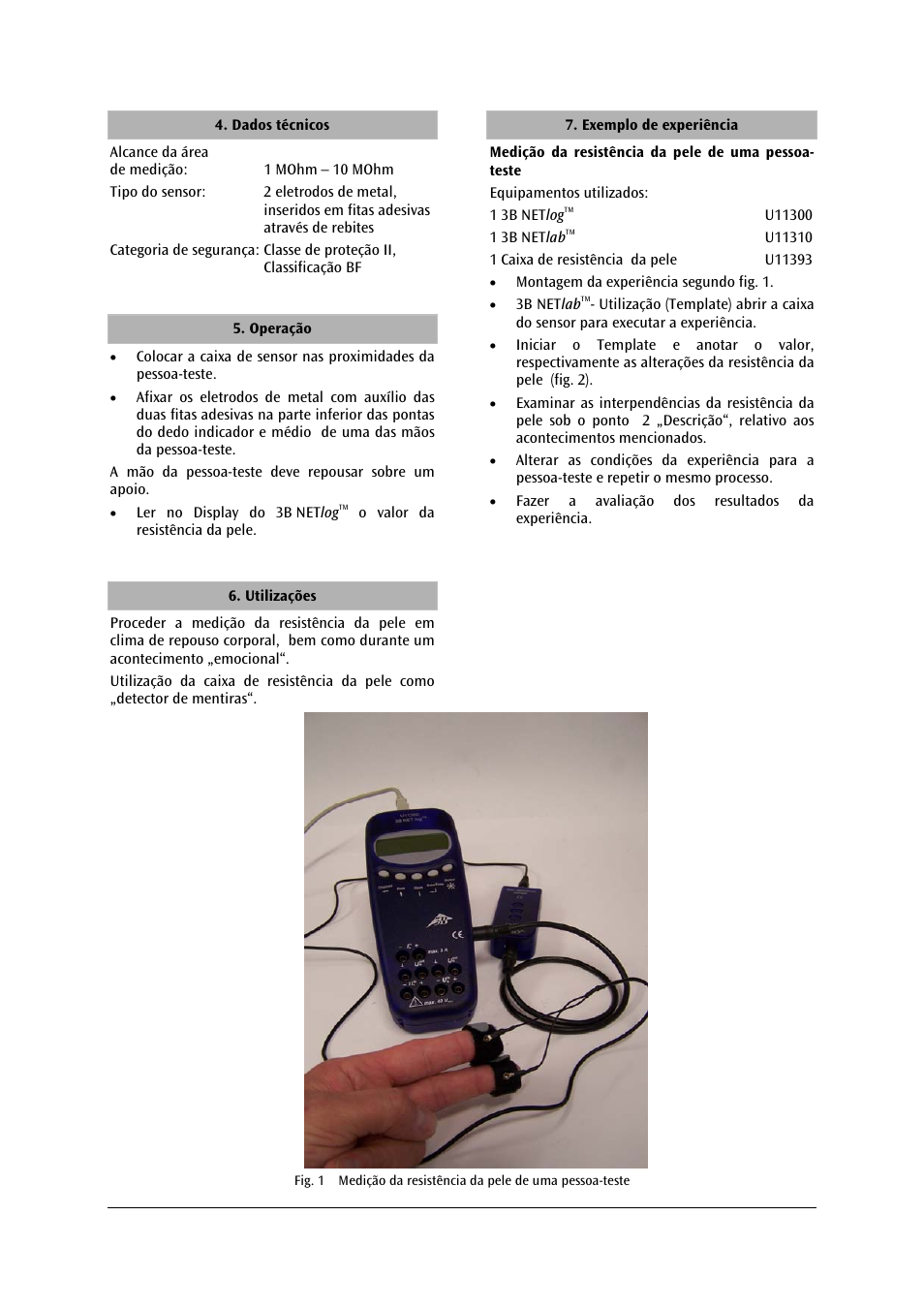 3B Scientific Skin Resistance Box User Manual | Page 22 / 24