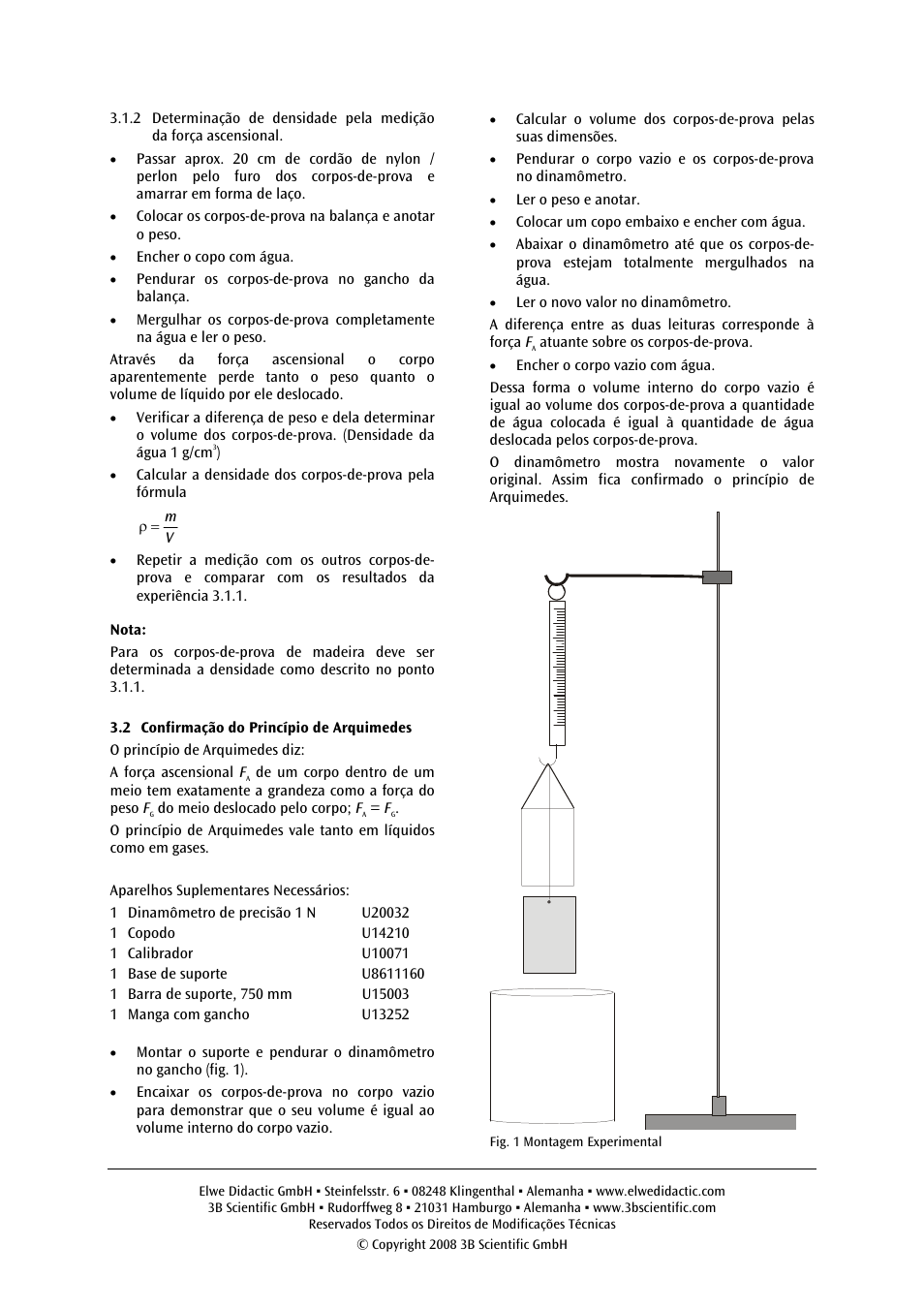 3B Scientific Set of 5 Density Bodies User Manual | Page 12 / 12