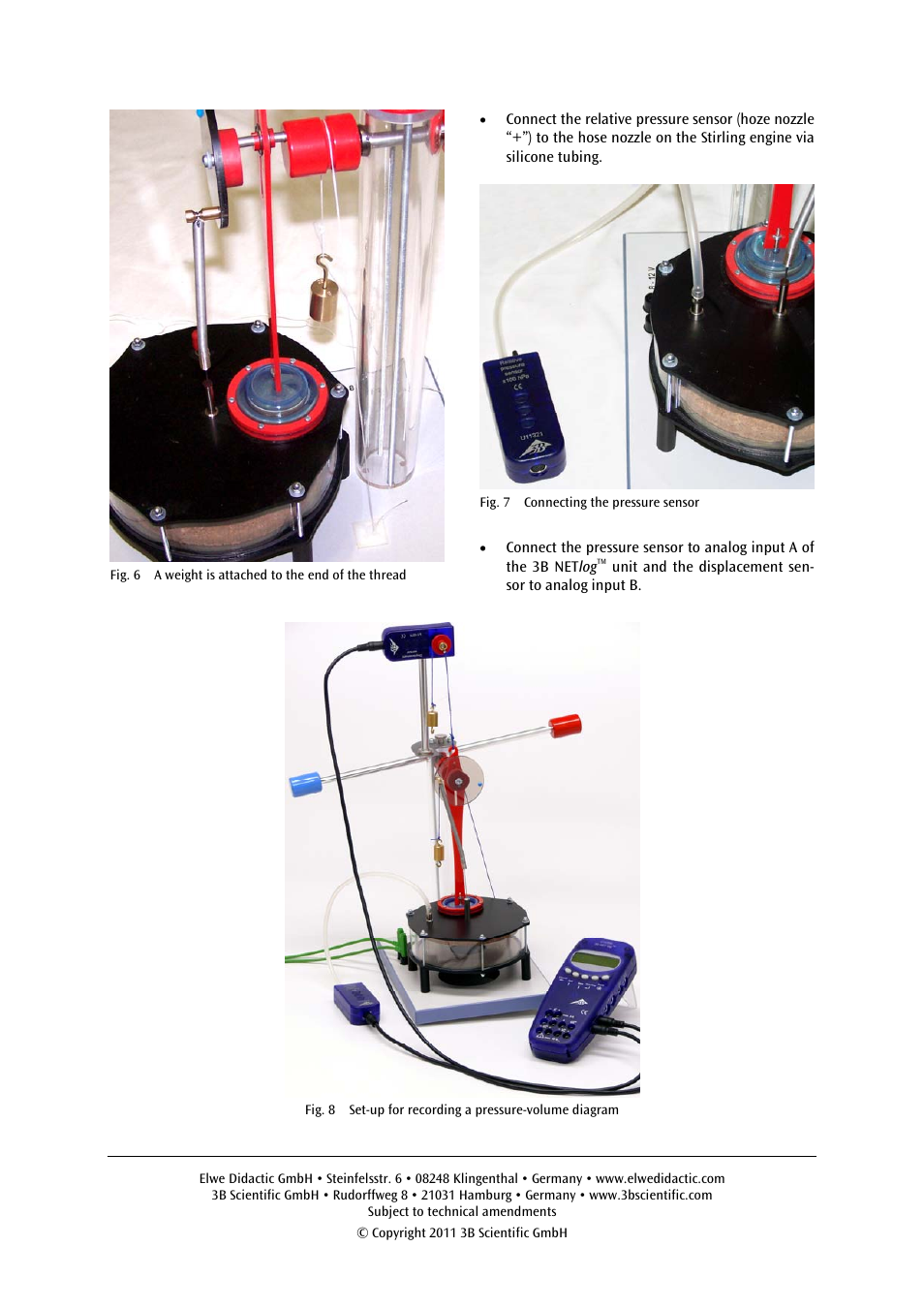 3B Scientific Supplementary Set for Stirling Engine D User Manual | Page 3 / 4