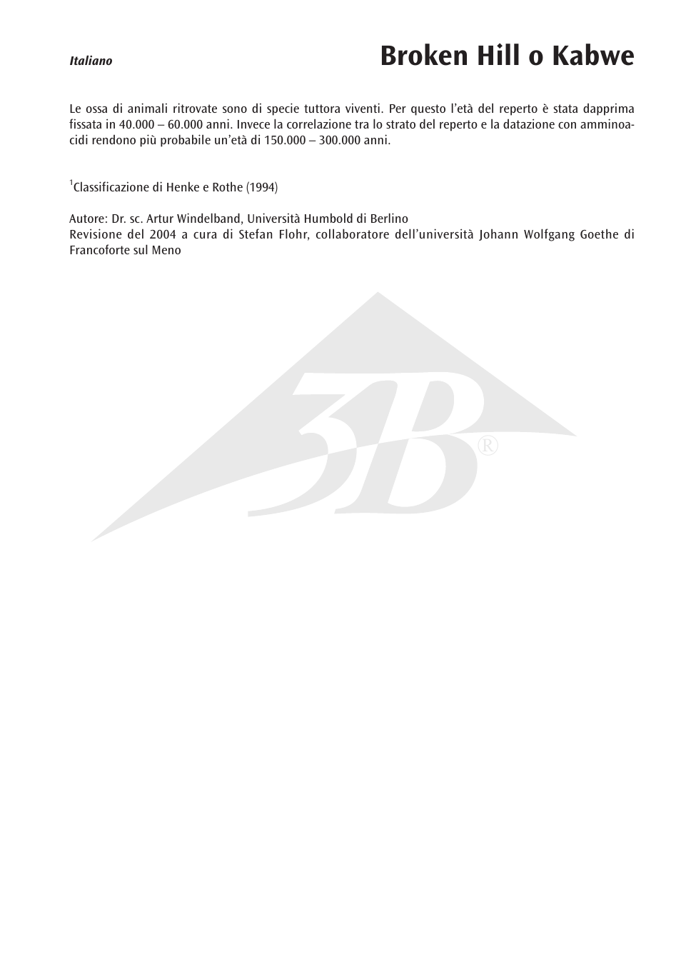 Broken hill o kabwe | 3B Scientific Anthropological Skull Model - Broken Hill or Kabwe User Manual | Page 13 / 16