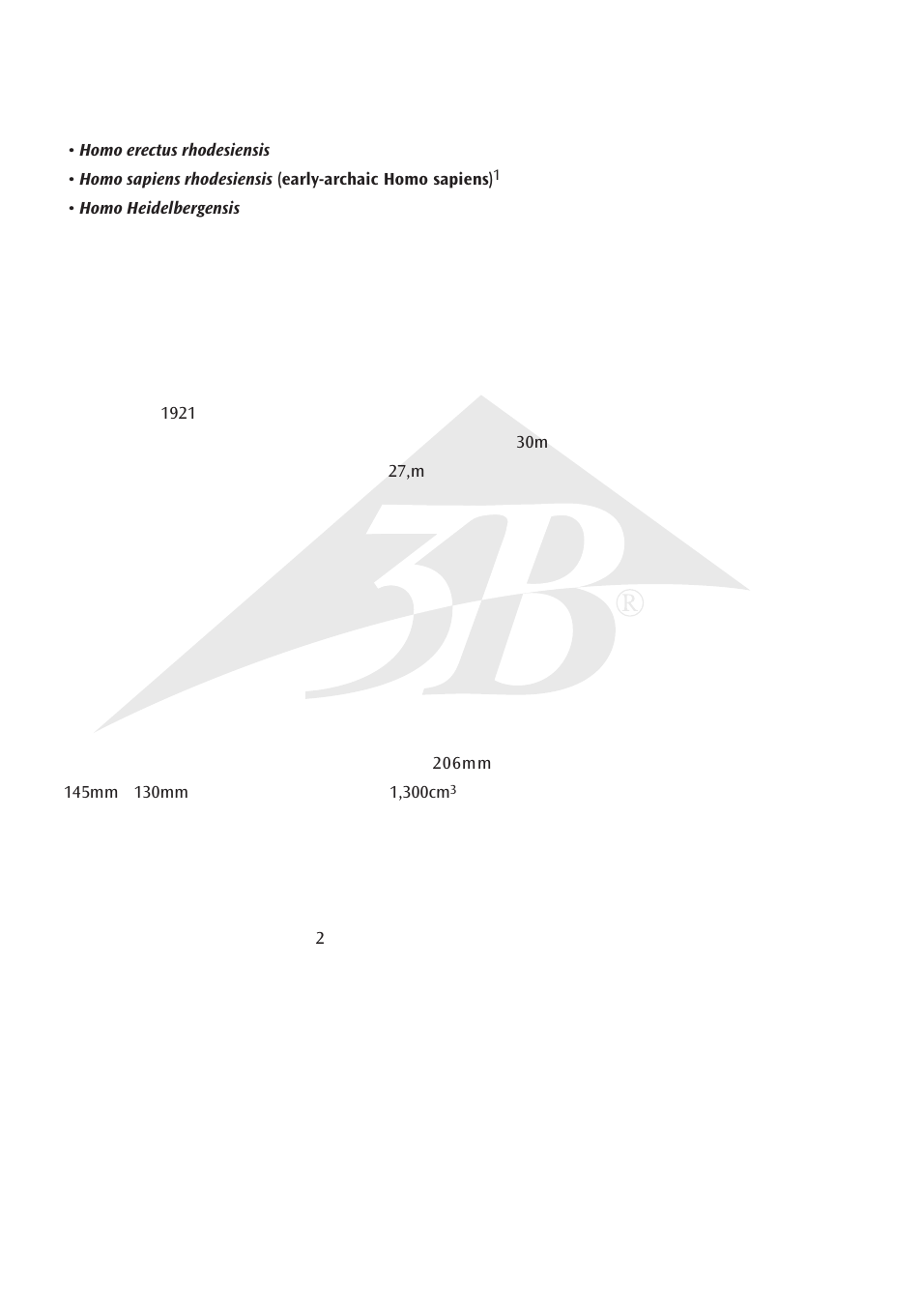 3B Scientific Anthropological Skull Model - Broken Hill or Kabwe User Manual | Page 14 / 16