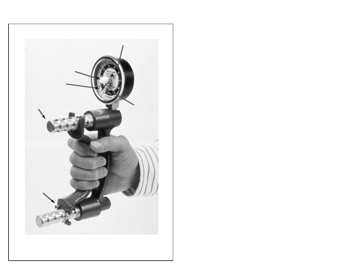 Parts/specifications, Warranty | 3B Scientific Baseline Hand Dynamometer 200 lb. User Manual | Page 2 / 4