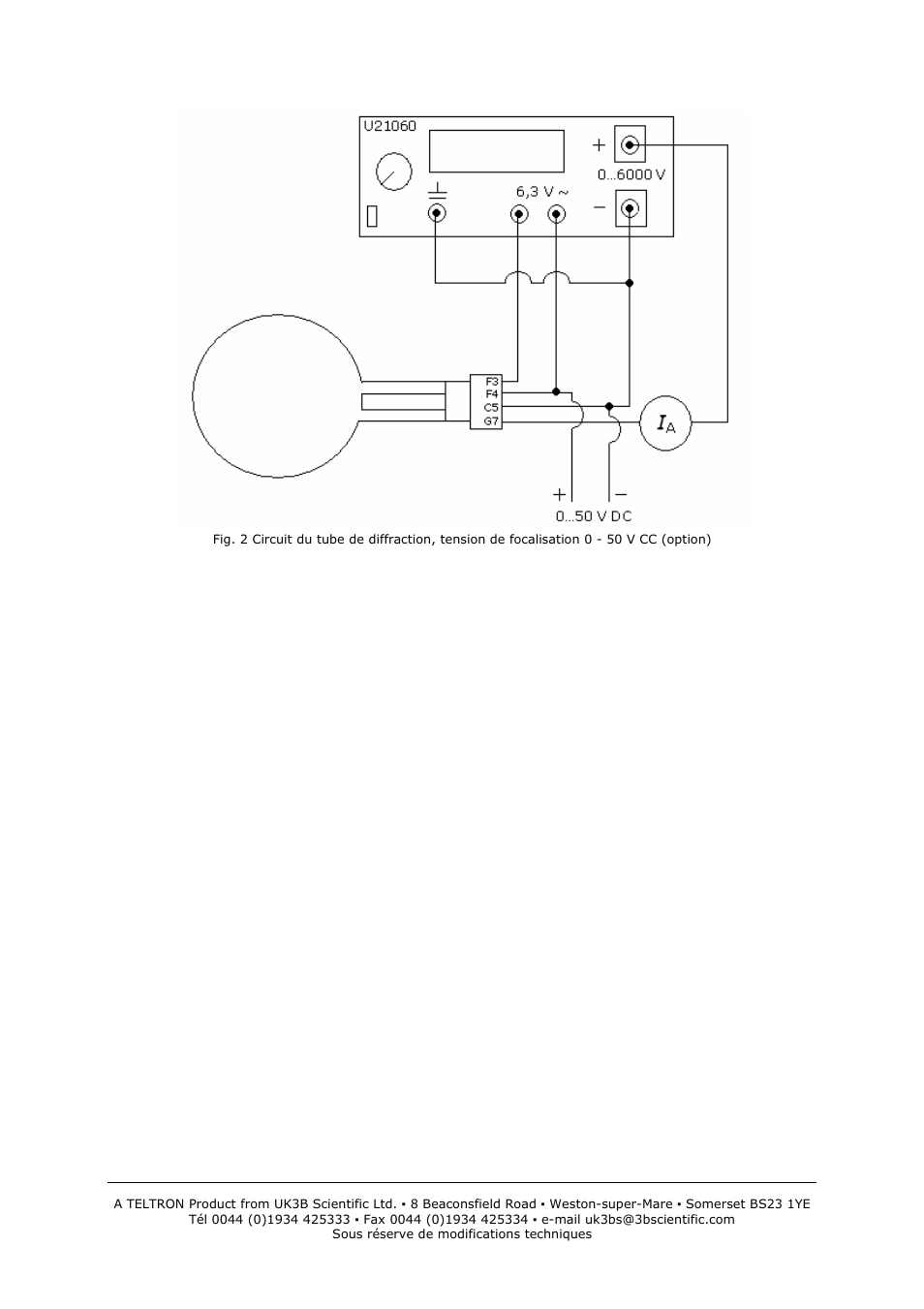 3B Scientific Teltron Electron Diffraction Tube S User Manual | Page 12 / 24