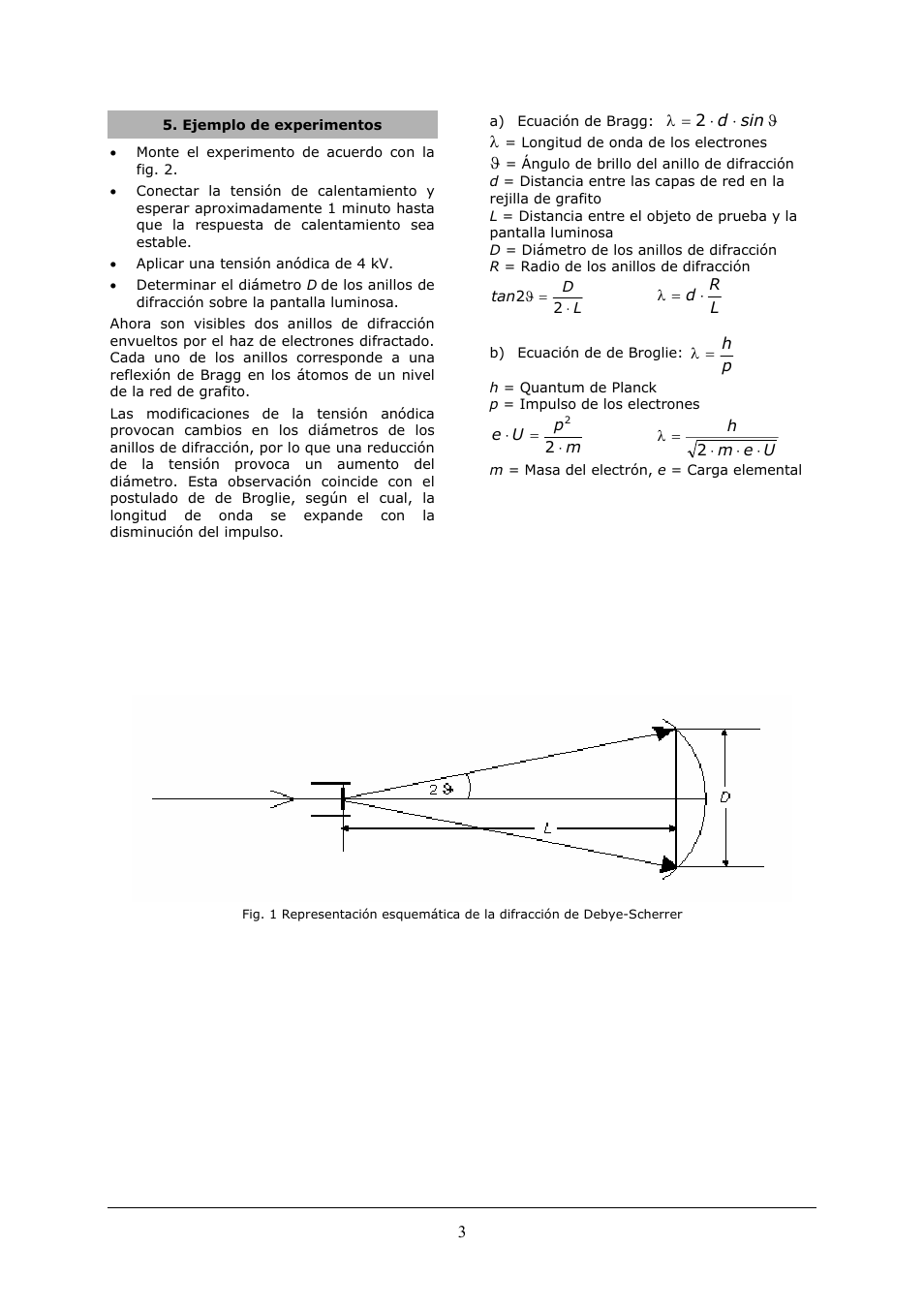 3B Scientific Teltron Electron Diffraction Tube S User Manual | Page 19 / 24