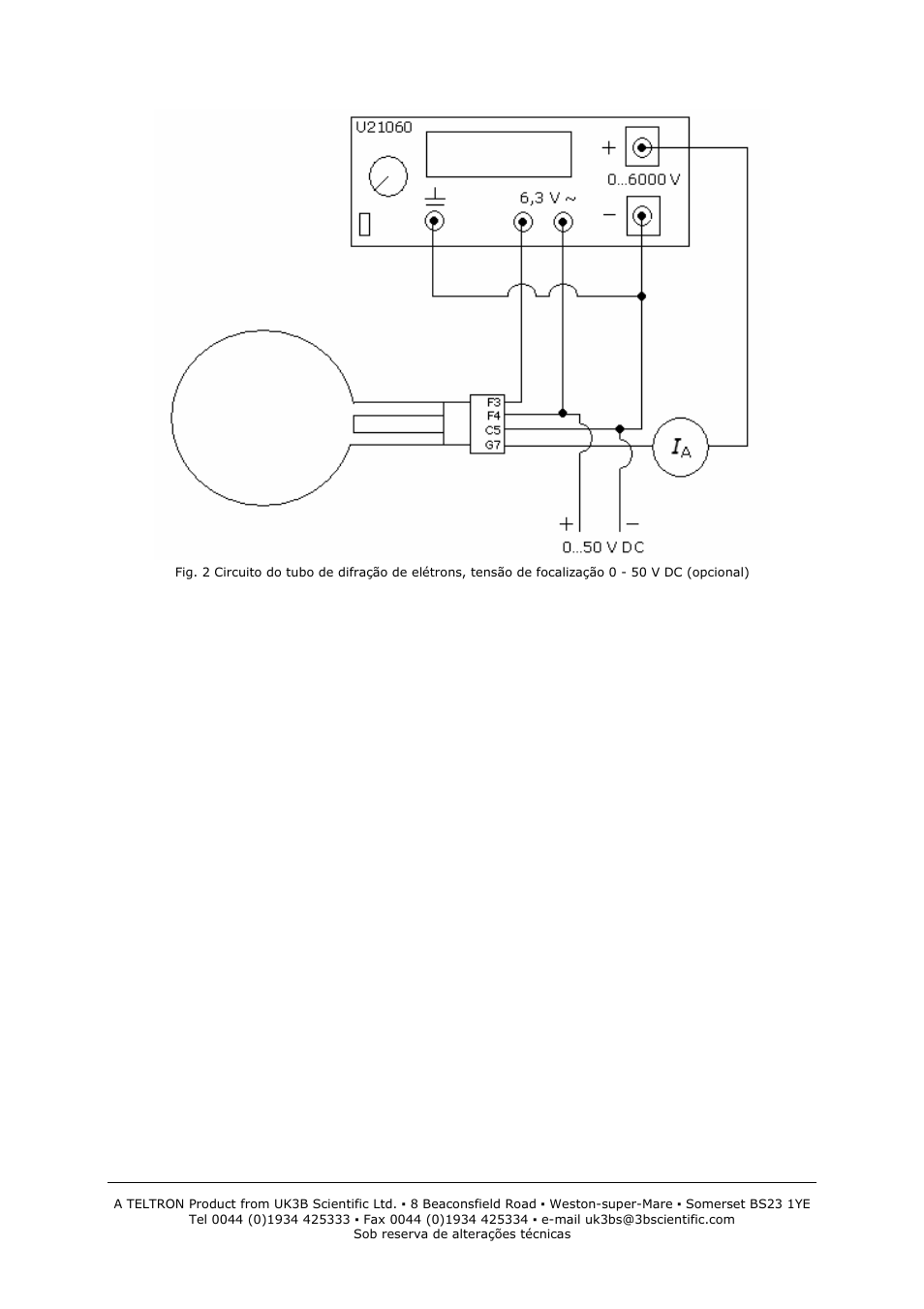 3B Scientific Teltron Electron Diffraction Tube S User Manual | Page 24 / 24