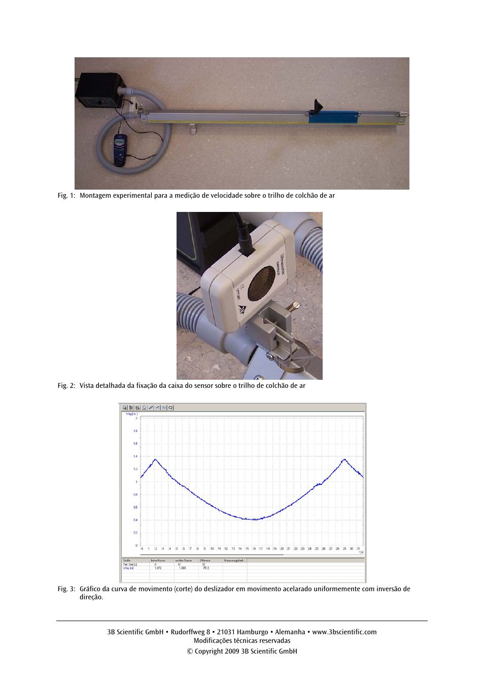 3B Scientific Ultrasonic Motion Sensor User Manual | Page 23 / 24