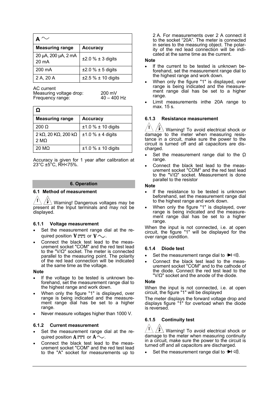 3B Scientific Digital Multimeter E User Manual | Page 3 / 4