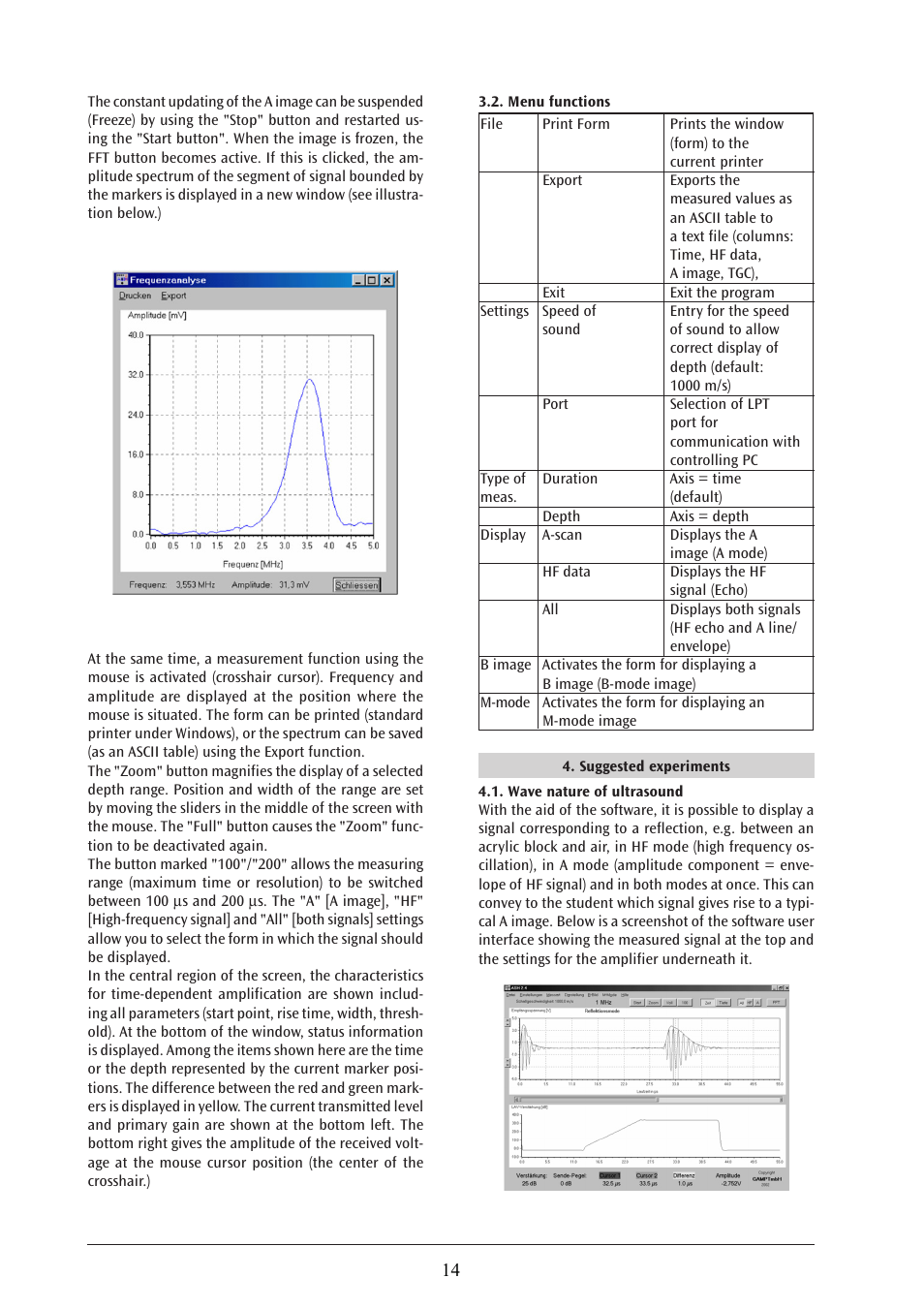 3B Scientific Ultrasonic Echoscope User Manual | Page 4 / 10