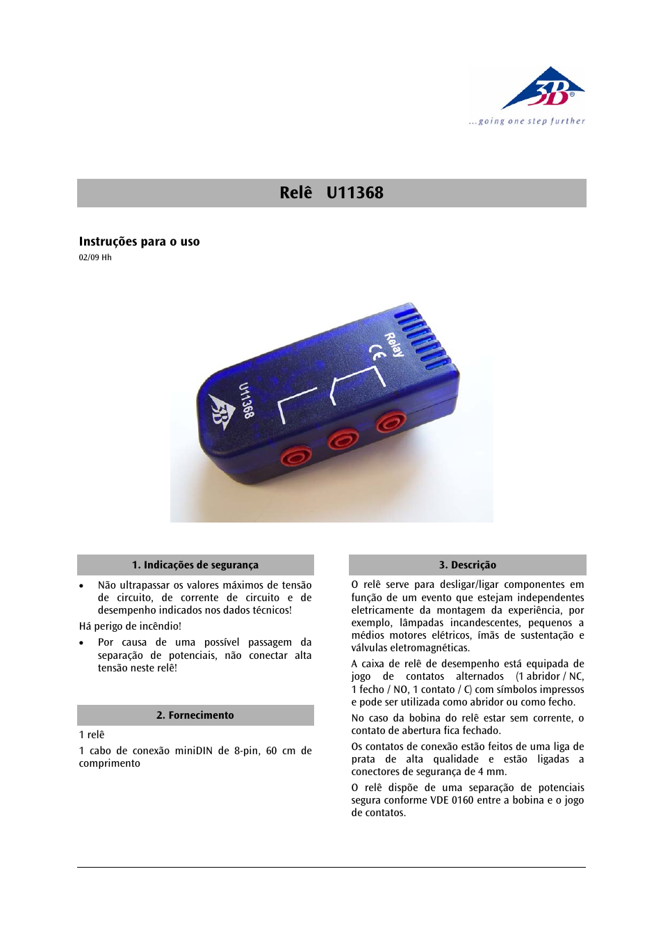 3b scientific, Physics | 3B Scientific Relay User Manual | Page 11 / 12