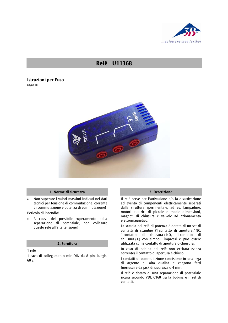 3b scientific, Physics | 3B Scientific Relay User Manual | Page 7 / 12