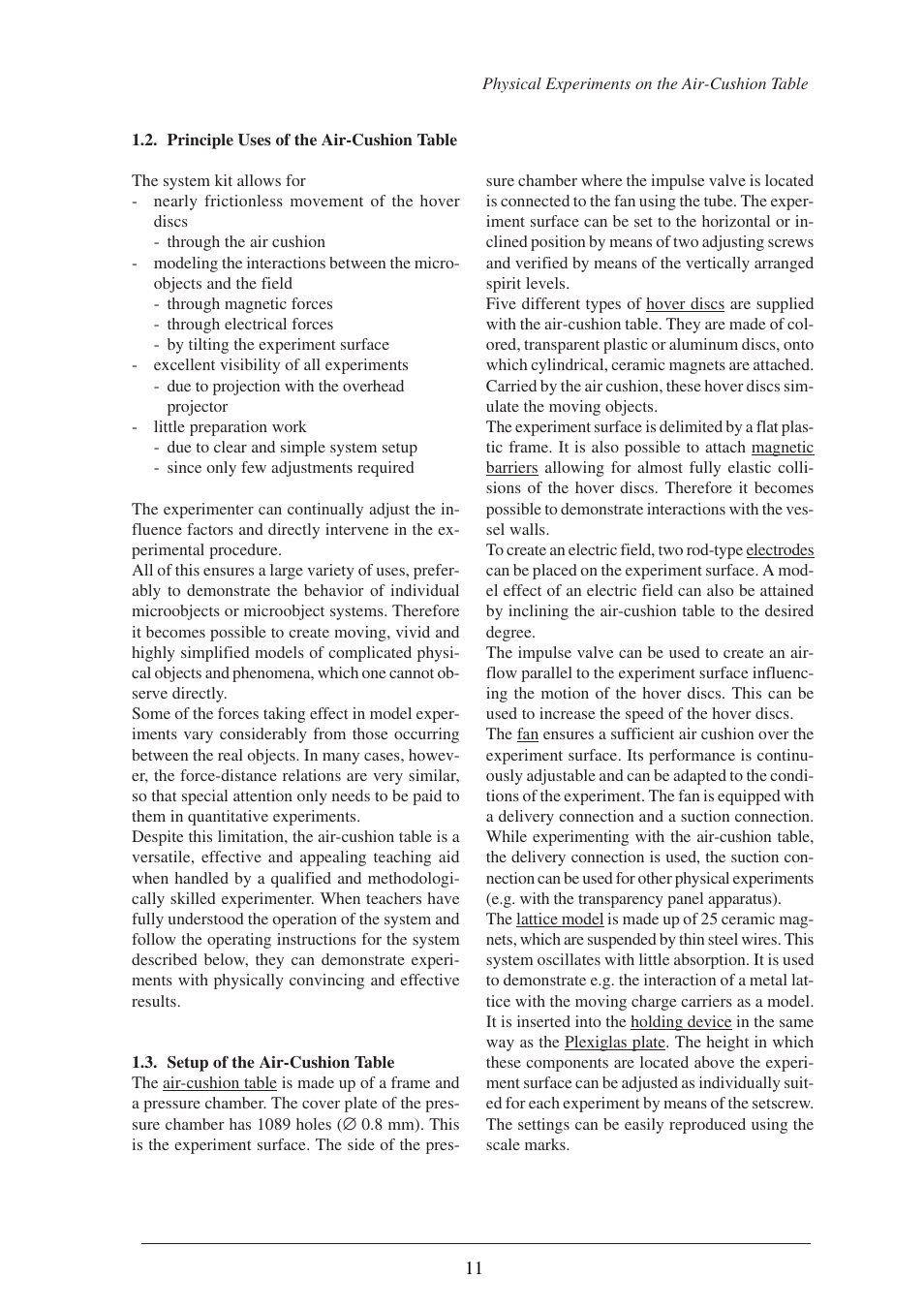 3B Scientific Air Cushion Plate User Manual | Page 11 / 50