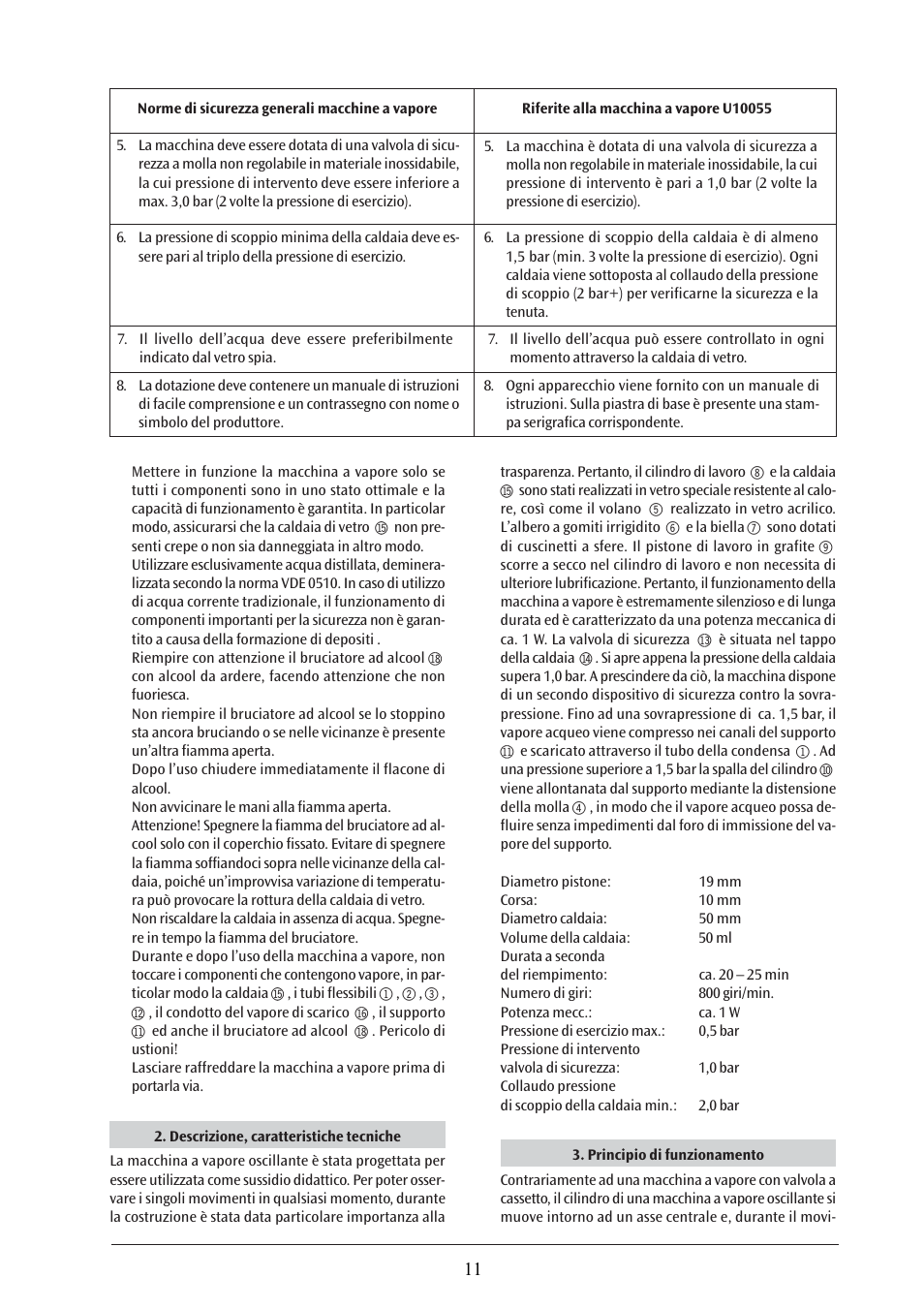 3B Scientific Steam Engine G User Manual | Page 11 / 21