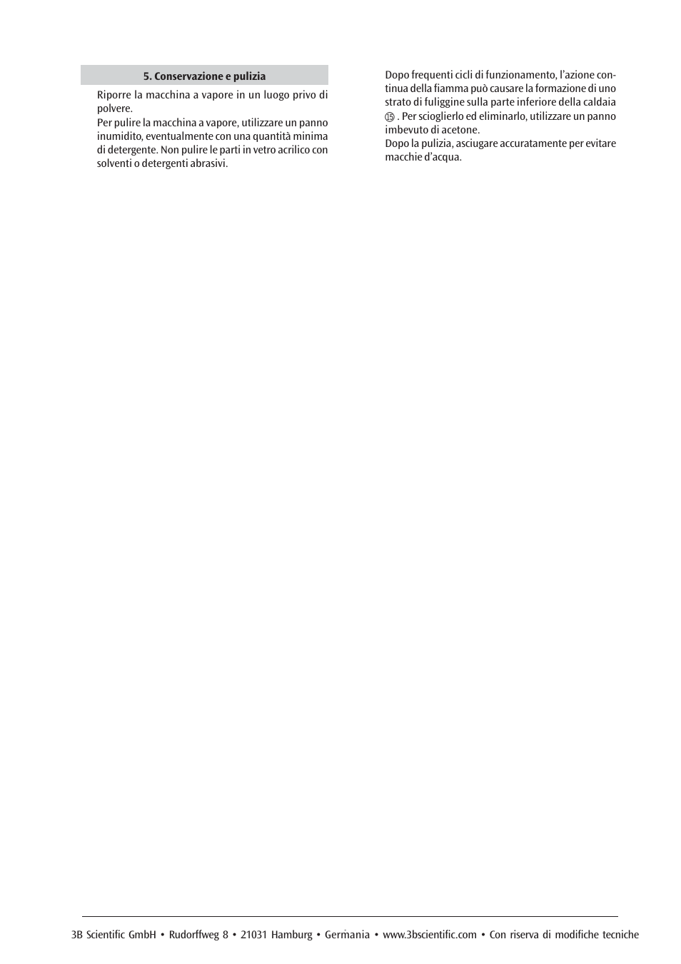 3B Scientific Steam Engine G User Manual | Page 13 / 21