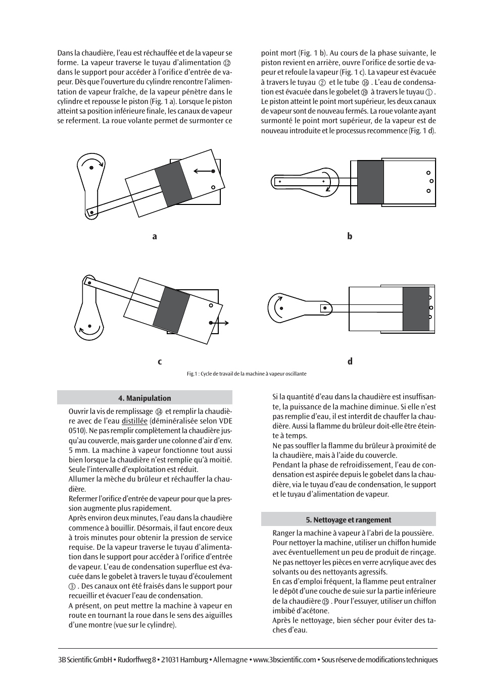 3B Scientific Steam Engine G User Manual | Page 9 / 21