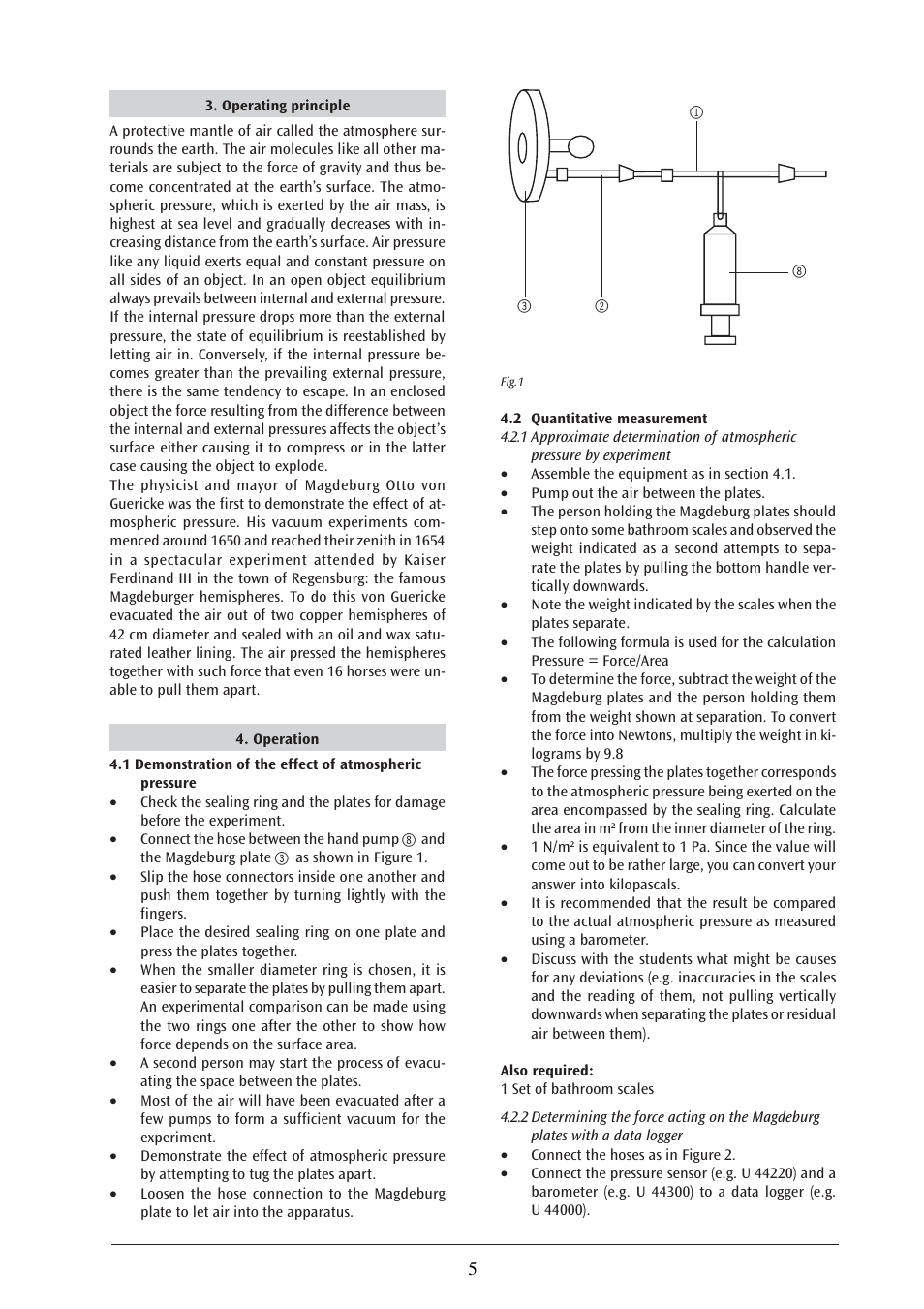 3B Scientific Magdeburg Plates User Manual | Page 5 / 18