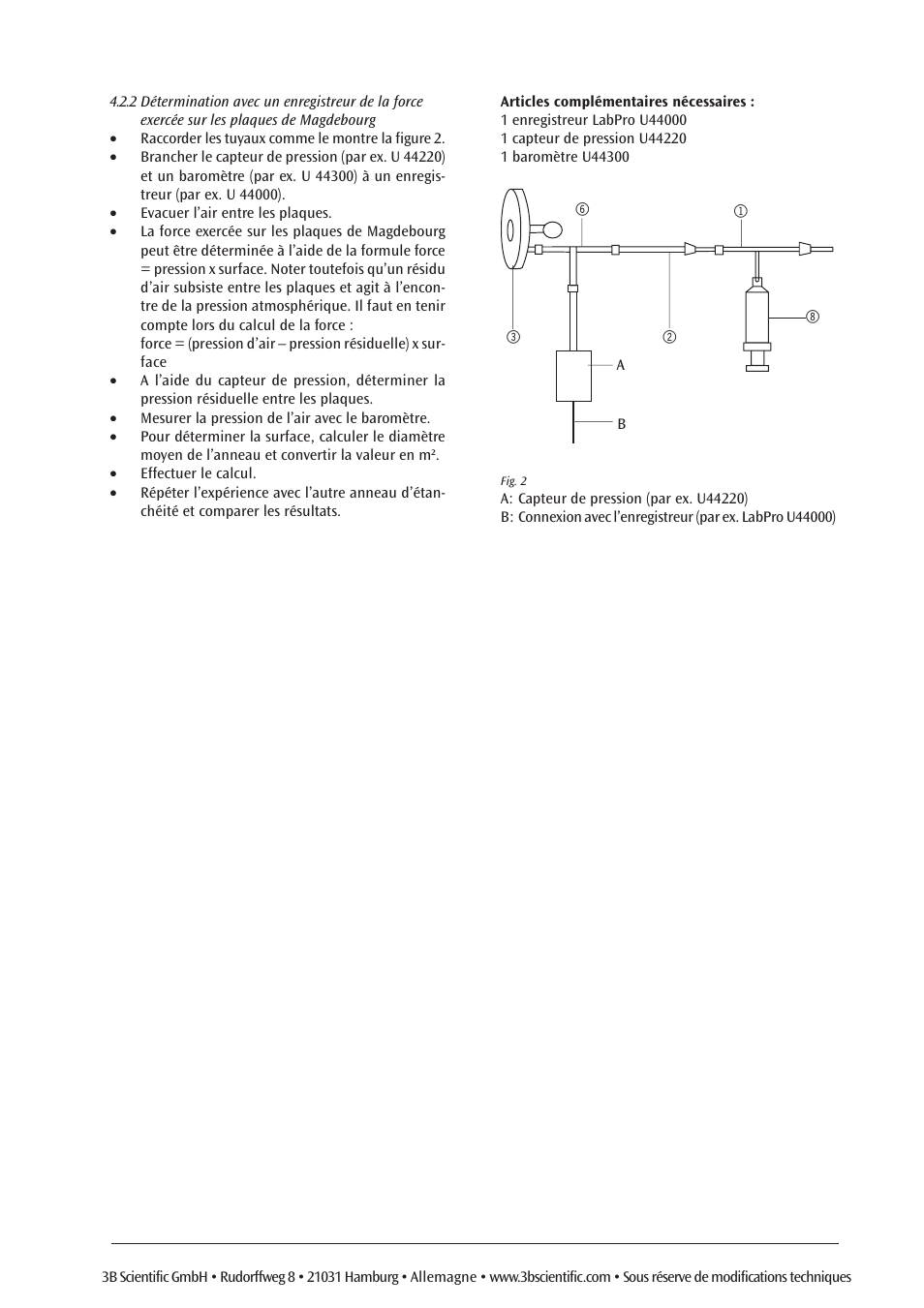 3B Scientific Magdeburg Plates User Manual | Page 9 / 18