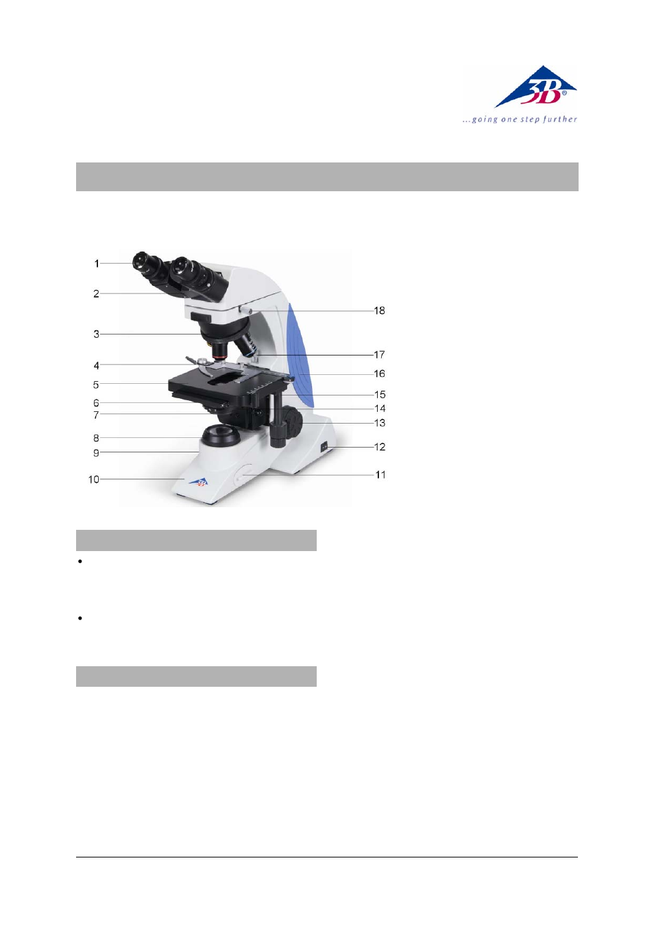 3B Scientific Laboratory Microscope BS-200 User Manual | 4 pages